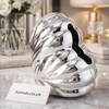 Luxury Shell-Inspired Tissue Holder | Gold & Silver Decorative Tabletop Tissue Box – Homducts.pk