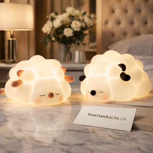 Luxury Sheep LED Night Lamp – Soft Glow Cute Bedside Light for Kids & Home Décor