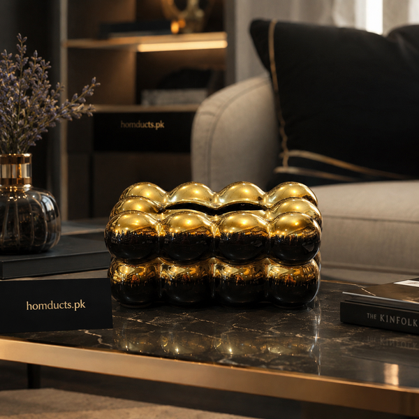 Luxury Bubble Tissue Box Holder – Modern Decorative Tissue Case