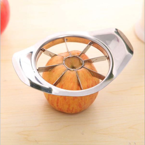 Luxury Stainless Steel Apple Slicer & Corer – 8-Blade Fruit Cutter