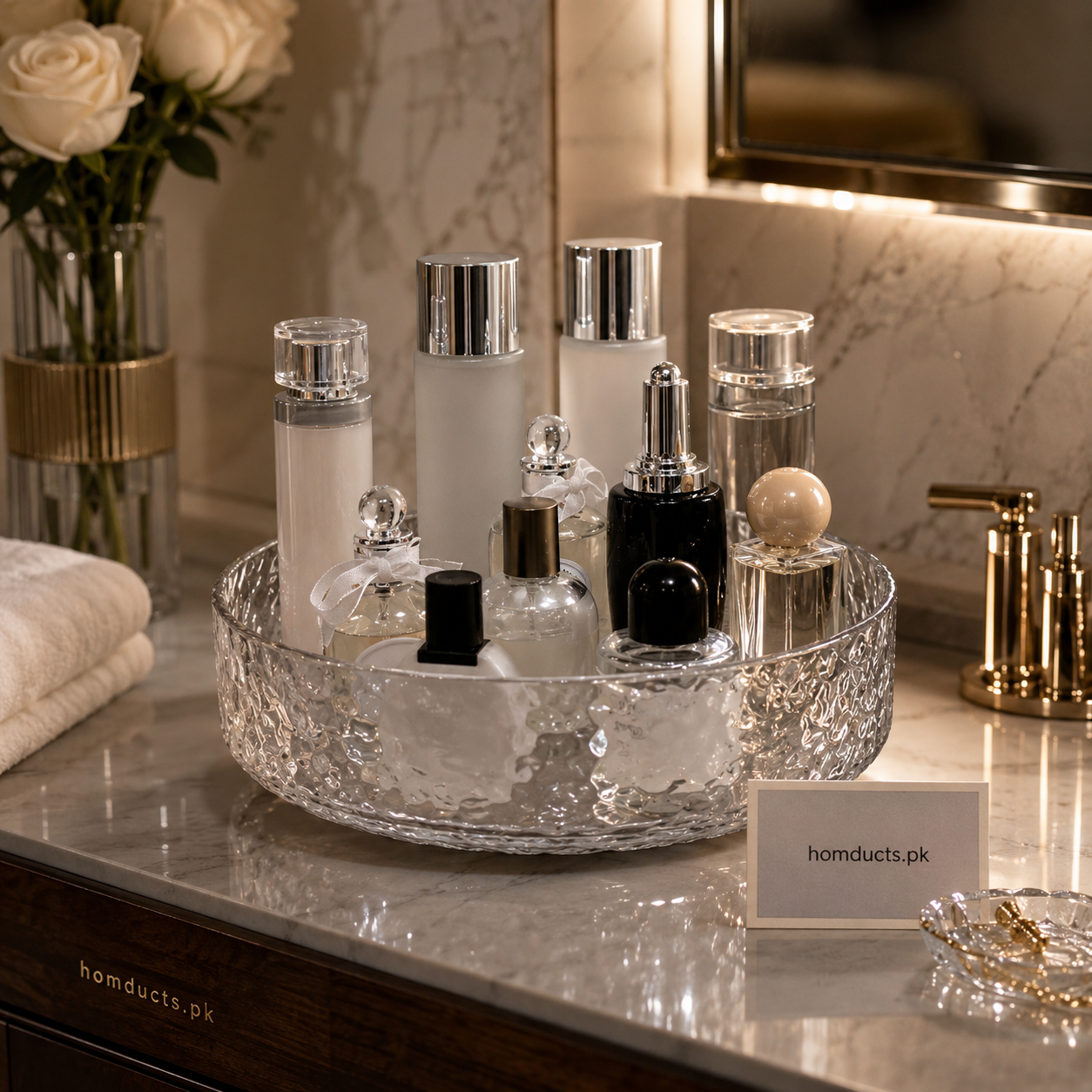 Luxury Acrylic Rotating Tray