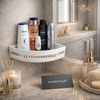 Luxury Wall-Mounted Corner Shower Shelf | Premium Bathroom Organizer – Homducts.pk