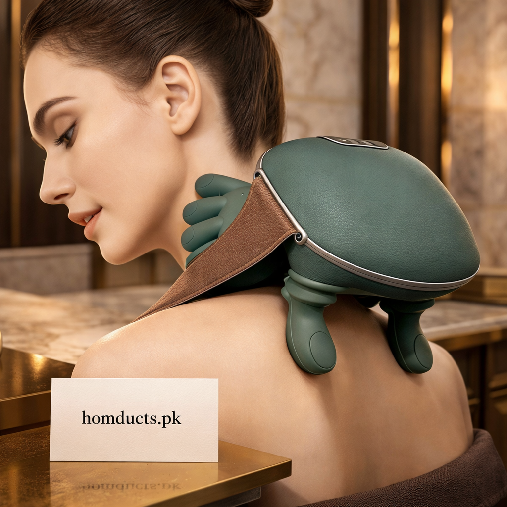 Advanced Trapezius Neck & Shoulder Massager with Heat – Smart Deep Kneading Therapy Device