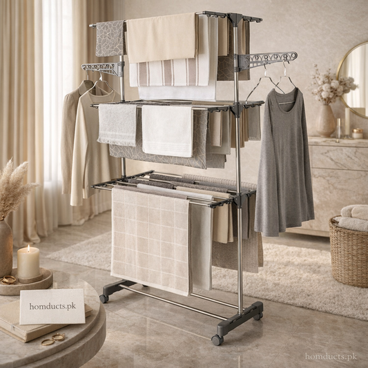 Floor Standing Cloth Drying Rack (Premium Quality)