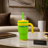 CHAKO LAB Insulated Kids Tumbler with Handle & Straw – Leakproof Travel Mug for Hot & Cold Drinks