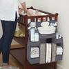 Baby Crib Hanging Organizer with Diaper Storage Compartments – Multi-Pocket Nursery Essentials Organizer