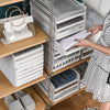 Luxury Foldable Shirt Organizer Trays – Premium Space-Saving Wardrobe Storage