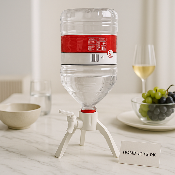 Luxury Portable Water Dispenser Stand – Easy Manual Drinking Water Pump for 5L Bottles