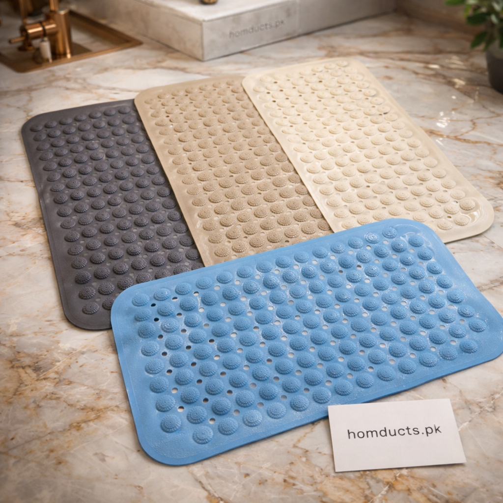 Luxury Anti-Slip PVC Bathroom Shower Mat (1 Piece)