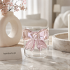 Luxury Pink Bow Glass – Cute Aesthetic Drinking Tumbler