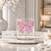 Luxury Pink Bow Glass – Cute Aesthetic Drinking Tumbler