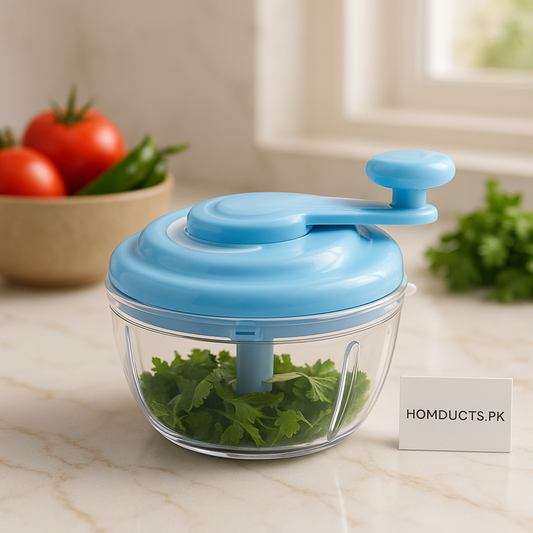 Luxury Mini Food Chopper – Premium Hand-Pull Vegetable & Herb Cutter