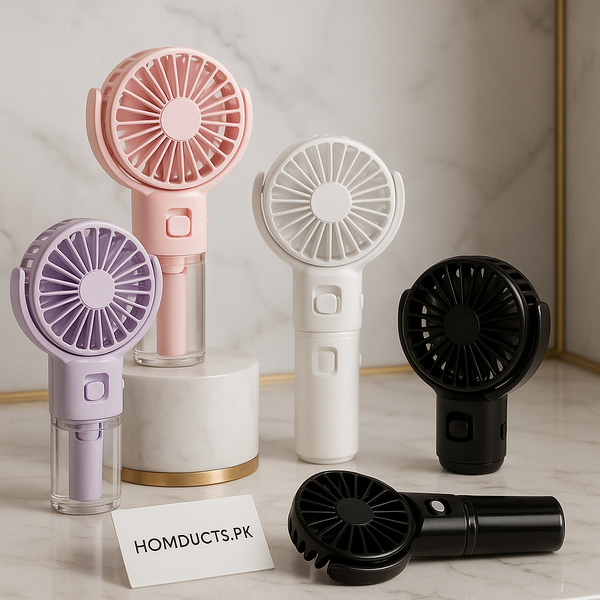 Portable Spray Fan – Mini Cooling Mist Fan