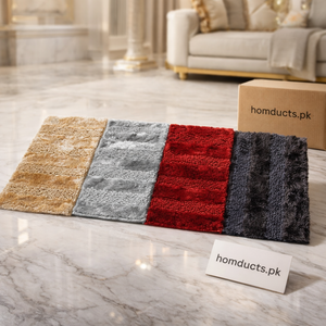 Luxury Anti-Slip Plush Door Mat (40×60 cm) – Soft Absorbent Floor Mat | 1 Piece (Random Color)