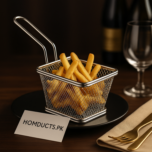 Luxury Mini Fry Basket – Premium Stainless Steel Snack Server