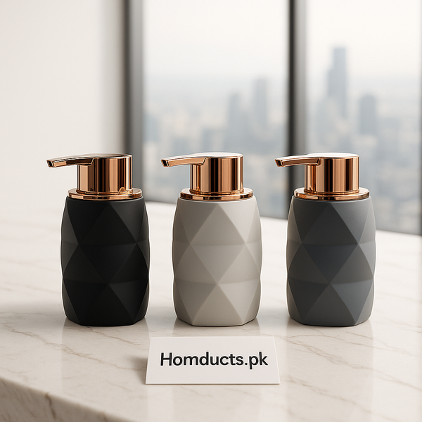 Luxury Diamond Soap Dispenser – Rose Gold Pump