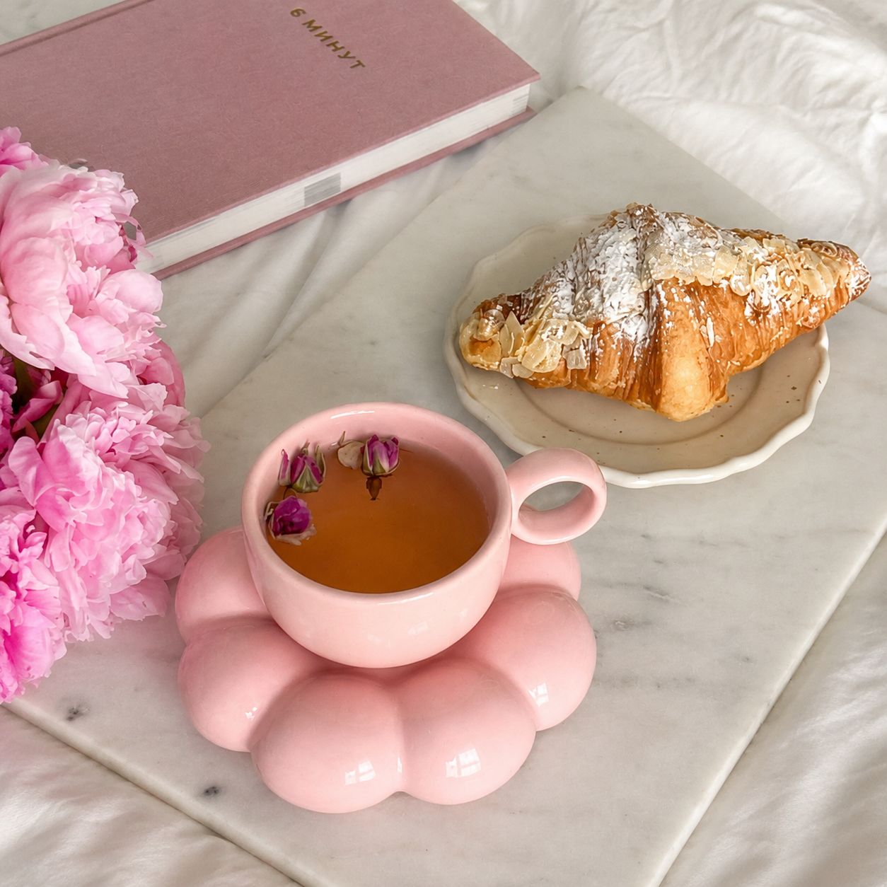 Glossy Bubble Cup & Saucer Set – Ceramic Coffee & Tea Cup