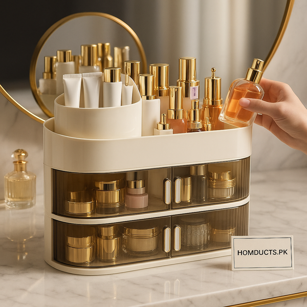 Large Capacity Desktop Cosmetic And Jewelery Organizer