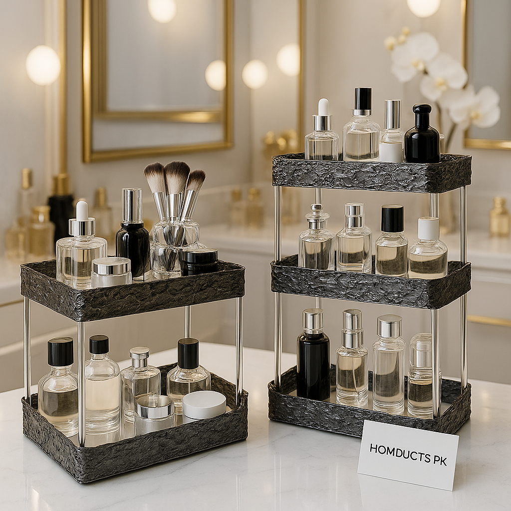 Luxury Glacier Perfume And Cosmetic Stand