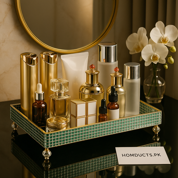 Desktop Perfume And Cosmetic Storage Tray