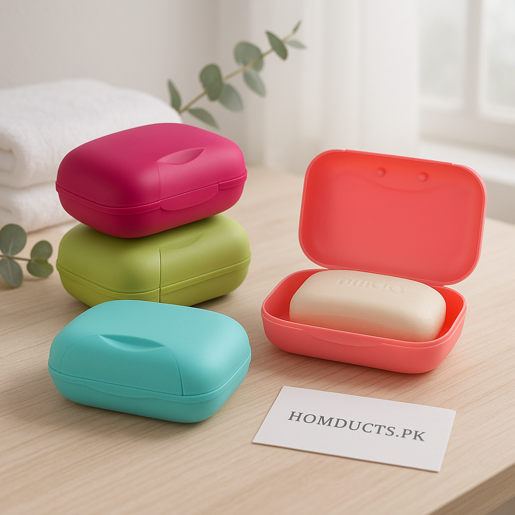Luxury Travel Soap Case – Portable Leak-Proof Soap Holder Box for Bathroom & Travel
