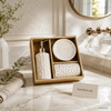 Luxury Speckled Ceramic Bathroom Accessories Set – 3 Pieces
