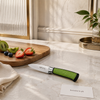 Premium Stainless Steel Fruit Knife with Textured Non-Slip Handle – 1 Pc