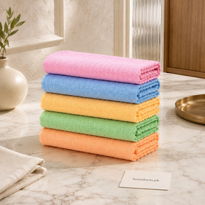 Pack of 5 Microfiber Cleaning Cloths – Soft, Absorbent & Reusable