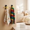 Cute Bee Self-Adhesive Wall Hook – Cartoon Multi-Purpose Towel & Key Holder (1 Piece)