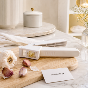 Premium Stainless Steel Garlic Press & Ginger Crusher – Heavy Duty Manual Garlic Mincer