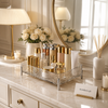 Desktop Acrylic Glacier Style Makeup Organizer