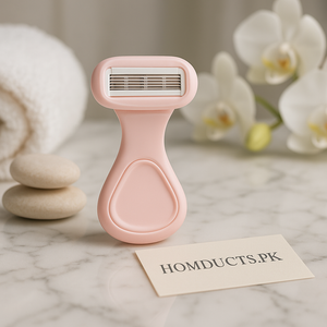 Portable Luxury Travel Razor with Protective Case – Compact 3-Blade Shaver for Women