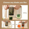 3-in-1 Manual Vegetable Chopper & Food Cutter with Measuring Cup
