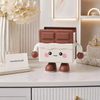 Cute Chocolate Bar Desk Organizer Pen Holder | Kawaii Desktop Storage Container for Pens, Stationery & Accessories