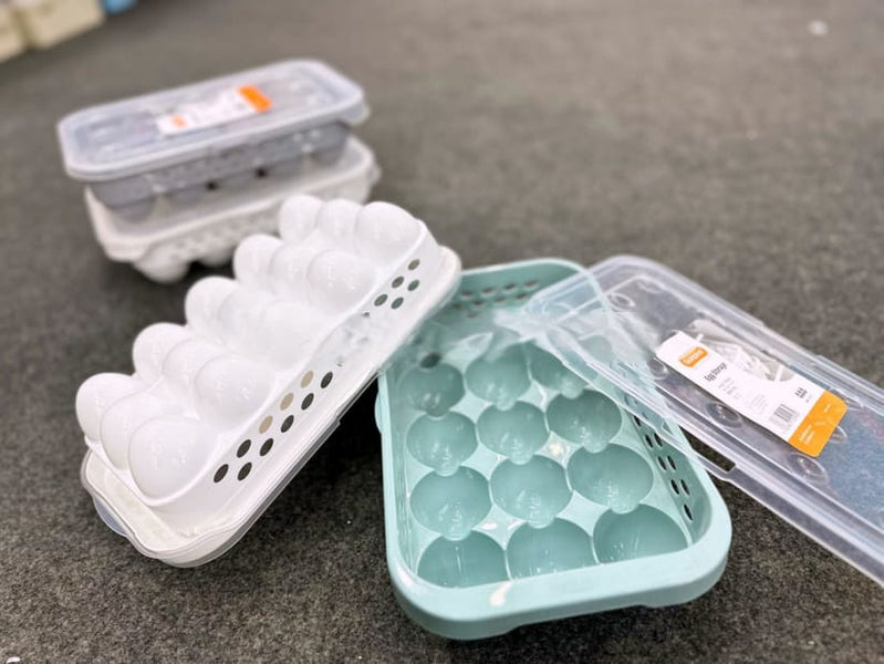 Premium Transparent Egg Storage Box – 15 Slots, Fridge Organizer with Lid