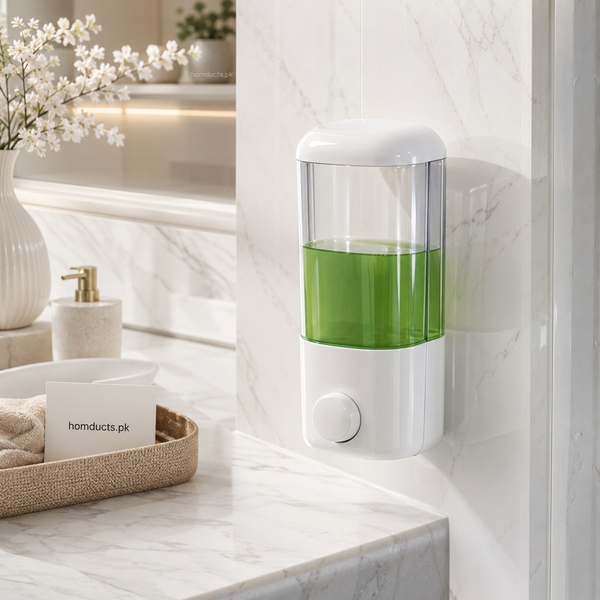 Luxury Wall Mounted Soap Dispenser | Refillable Liquid Soap & Sanitizer Pump (1 Pc)