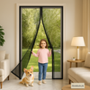 Magnetic Mesh Door Screen – Hands-Free Entry, Bug Protection & Pet Friendly