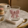 Luxury Pink Bow Glass – Cute Aesthetic Drinking Tumbler