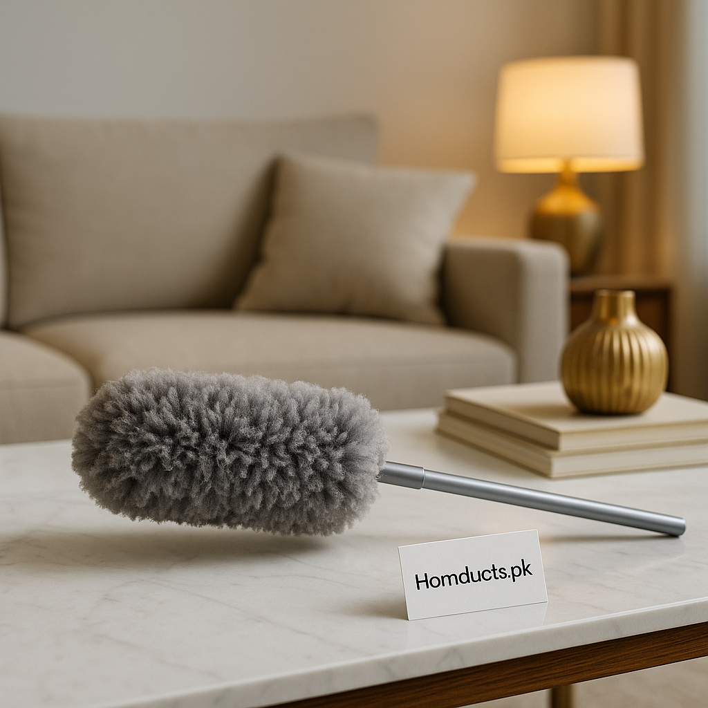 Premium Extendable Microfiber Duster – Long Handle, Washable & Flexible Cleaning Tool