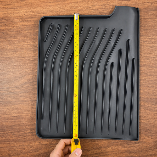 Premium Silicone Sink Drying Mat with Drain Spout – Anti-Slip Kitchen Dish Drainer Tray (New Imported Quality Big Size) (76 × 47 cm)