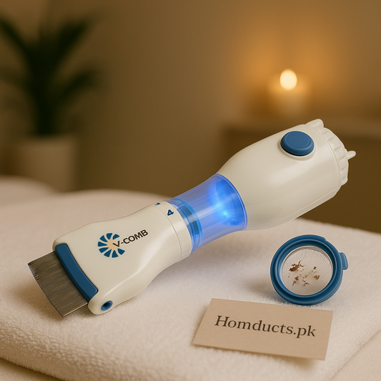 V-Comb Anti Lice Machine – Electric Lice & Nit Removal Comb with Filter