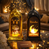 Luxury LED Ramadan Lantern – Islamic Decorative Light (1 Pc)
