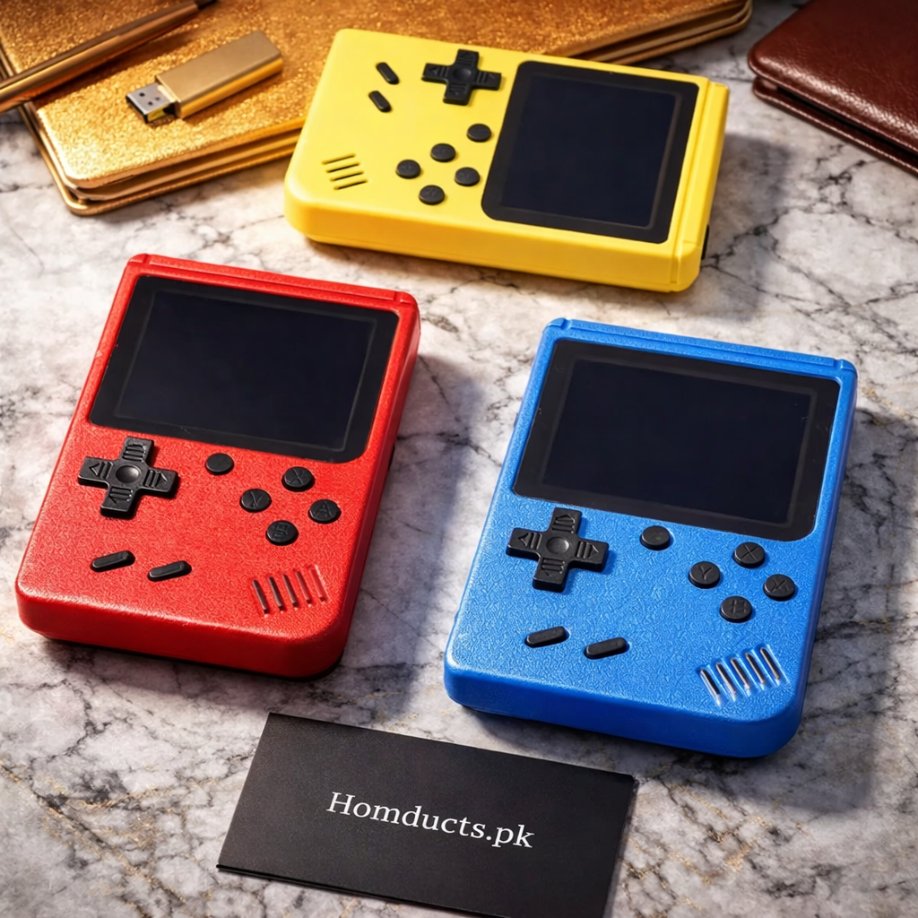 Retro Handheld Gaming Console with Built-in Classic Games – Portable Mini Game Player