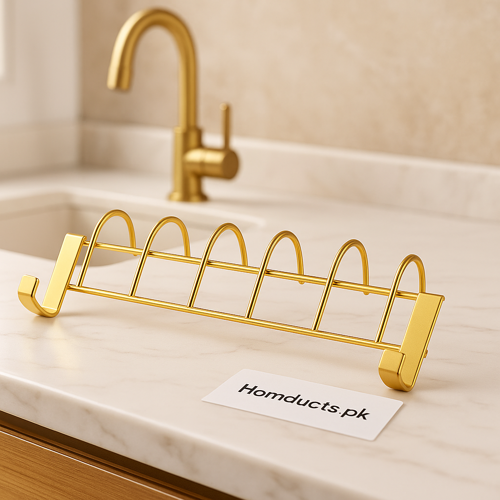 Premium Over-the-Cabinet Hook Rack – Multi-Purpose Hanging Organizer