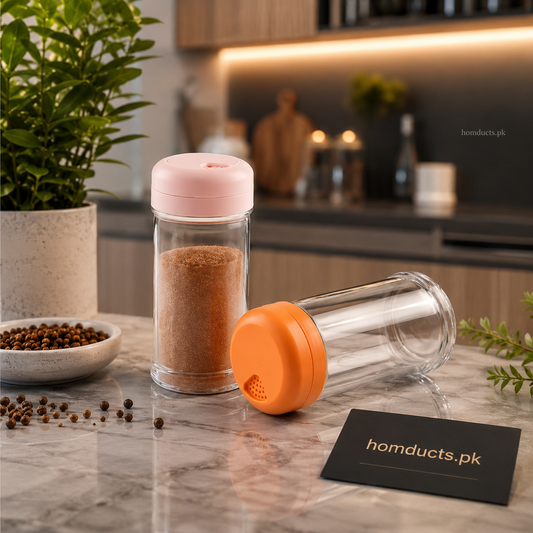 Ziba Premium Glass Spice & Seasoning Dispenser Jar