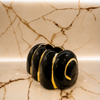 Luxury Ceramic Tissue Box Holder with Gold Accents – Modern Decorative Tissue Cover (1 Pc)