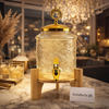 Luxury Beverage Dispenser with Stand – Elegant Serving Jar for Parties (3200ml)