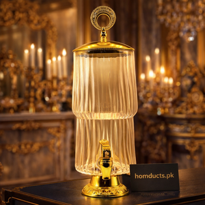 Luxury Gold Beverage Dispenser with Elegant Tap – 3300ml