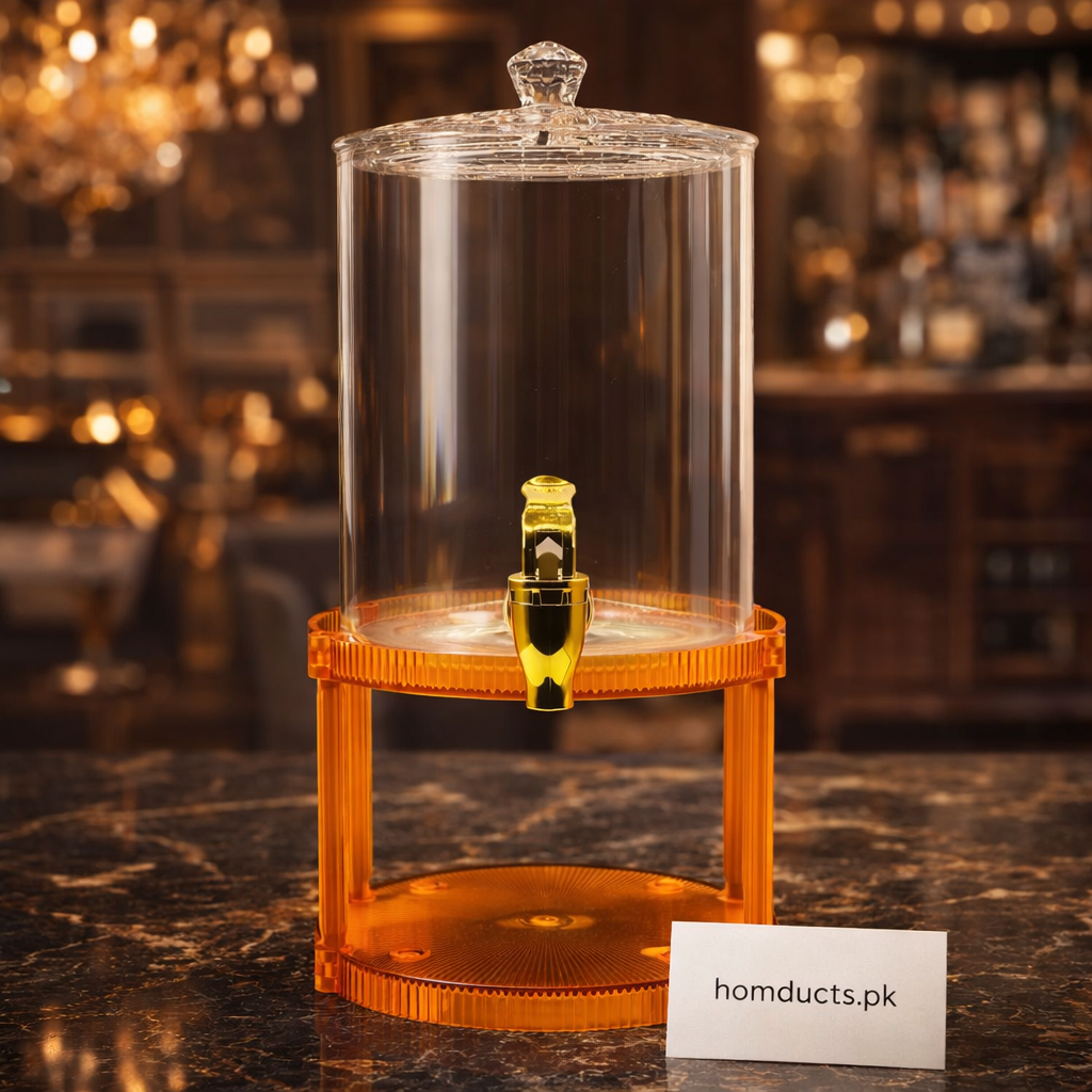 Luxury Beverage Dispenser with Stand – 3600ml Elegant Drink Server