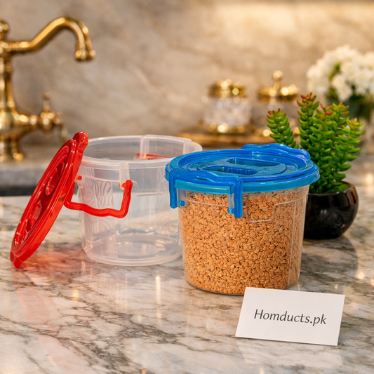 Premium Airtight Kitchen Storage Containers – 2-Piece Multipurpose Set